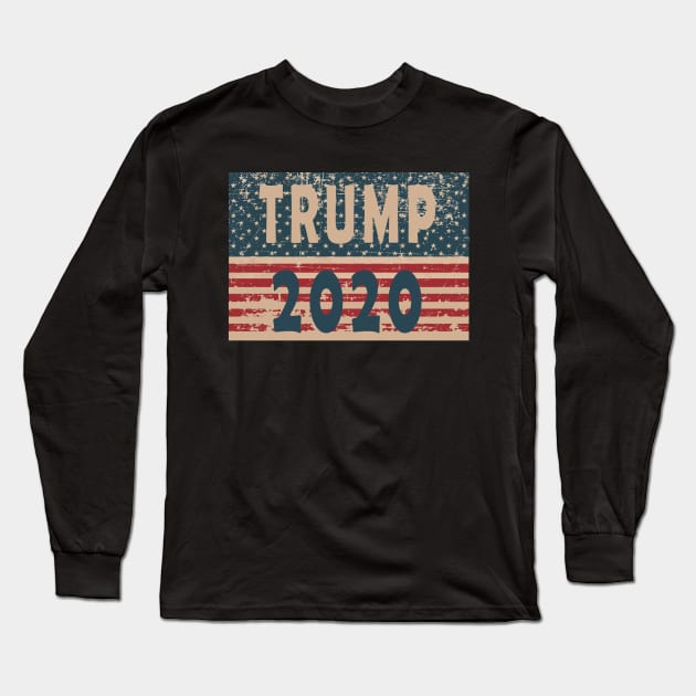 Trump 2020 Long Sleeve T-Shirt by qrotero